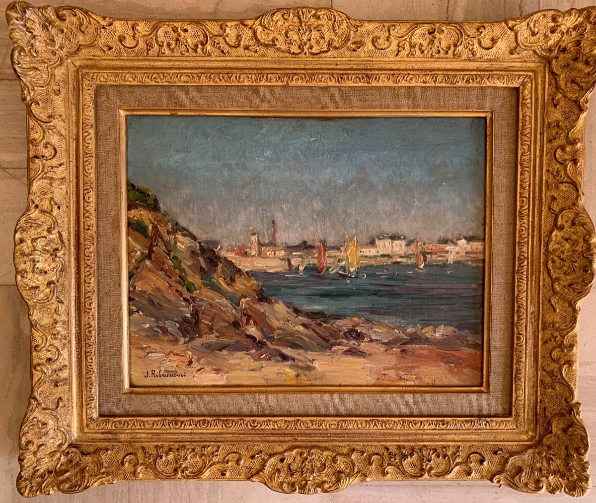 The Vendée By Jules Ribeaucourt (1866-1932) Saint Gilles Croix De Vie